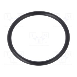 50 pcs : 171 PG21 - O-ring gasket, NBR rubber, Thk: 2mm, Øint: 25mm, PG21