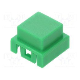 10 pcs : BTN K01 50 - Button, green, KSA,KSL