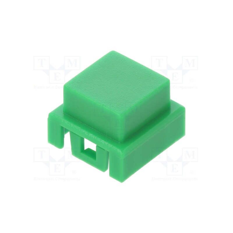 10 pcs : BTN K01 50 - Button, green, KSA,KSL