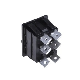 1 pcs - Bulgin, (On)-Off-(On) Rocker Switch Panel Mount