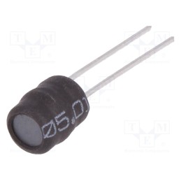 10 pcs : COIL0507-1 - Inductor: wire, THT, 1mH, 250mA, ±10%, Ø6.5x8.5mm, vertical