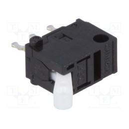 10 pcs : D3C-2220 - Microswitch SNAP ACTION, 0.1A/30VDC, with lever, SPDT, Pos: 2