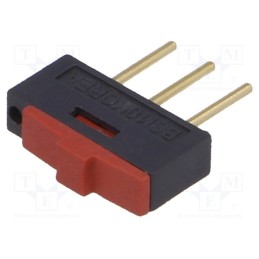 10 pcs : SSI-10 - Switch: slide, Pos: 2, 0.3A/24VDC, THT, Leads: for PCB, BSI