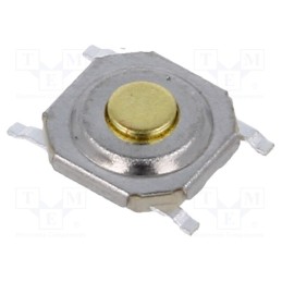 10 pcs : TL3342F260QG - Microswitch TACT, SPST, Pos: 2, 0.05A/12VDC, SMD, none, 2.55N, 0.8mm