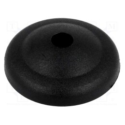 10 pcs : 098E030K - Foot, Base dia: 29mm, polyamide, H: 11.5mm, ECO Feet