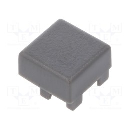 10 pcs : BTN D6 10 F - Button, grey, D6Q-B,D6Q-BL,D6Q-G,D6Q-GR,D6Q-R,D6Q-W,D6Q-Y