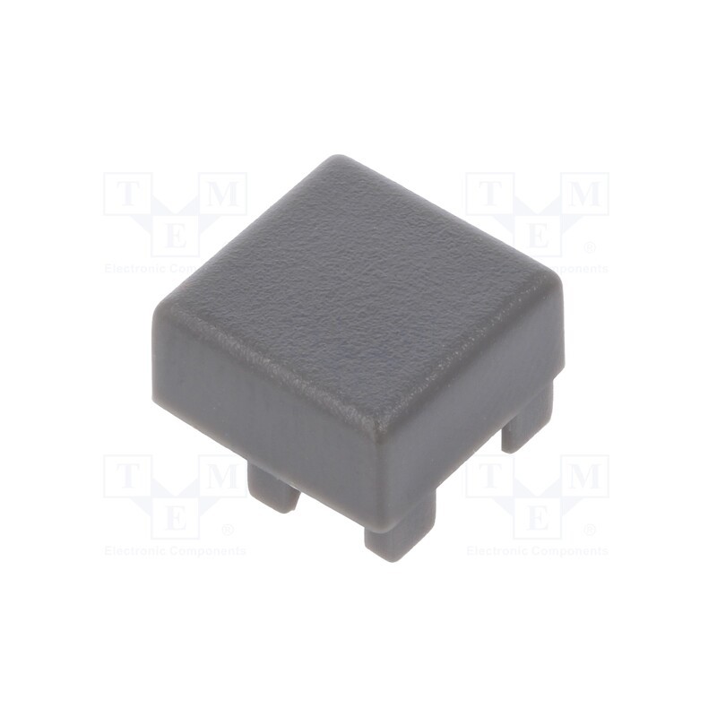 10 pcs : BTN D6 10 F - Button, grey, D6Q-B,D6Q-BL,D6Q-G,D6Q-GR,D6Q-R,D6Q-W,D6Q-Y
