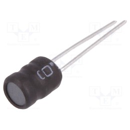 10 pcs : COIL0507-0.047 - Inductor: wire, THT, 47uH, 1.3A, ±10%, Ø6.5x8.5mm, vertical
