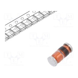 50 pcs : LL4150GS08 - Diode: Schottky switching, SMD, 50V, 0.6A, 4ns, MiniMELF,SOD80