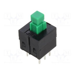 10 pcs : TL2201OAYA - Switch: push-button, Pos: 2, DPDT, 0.1A/30VDC, Illumin: none, THT