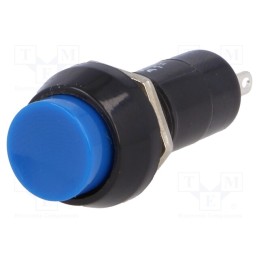 10 pcs : PS11BBU - Switch: push-button, Pos: 2, SPST-NO, 1A/250VAC, OFF-(ON), Ø12mm