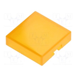10 pcs : AT4074D - Cap, UB series, 12x12x3mm, amber, UB