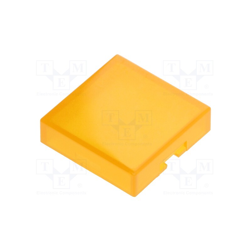 10 pcs : AT4074D - Cap, UB series, 12x12x3mm, amber, UB