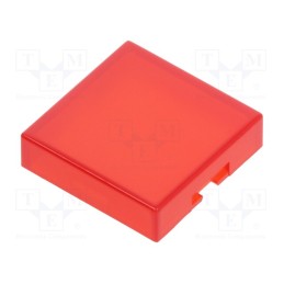 10 pcs : AT4074C - Cap, UB series, 12x12x3mm, red, UB