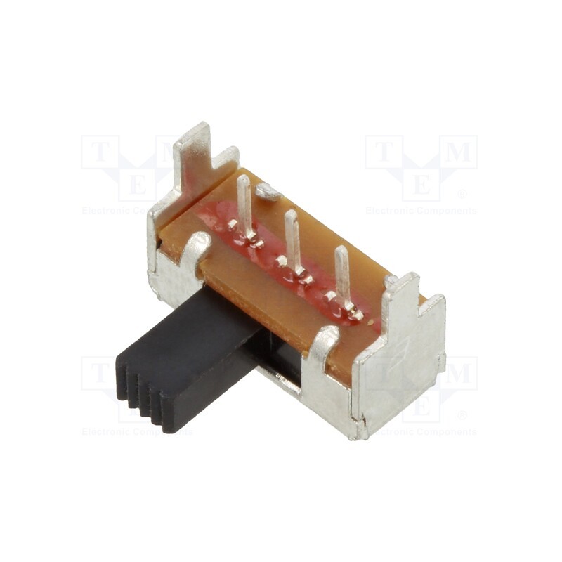 10 pcs : EG1206A - Switch: slide, Pos: 2, SPDT, 0.2A/30VDC, ON-ON, THT, -20÷70°C, 20mΩ