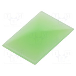 10 pcs : AT4118F - Cap, UB series, 15.35x10.35x0.5mm, green, UB