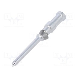 10 pcs : 9150006103 - Contact, male, copper alloy, silver plated, 0.5mm2, Han® D, 10A