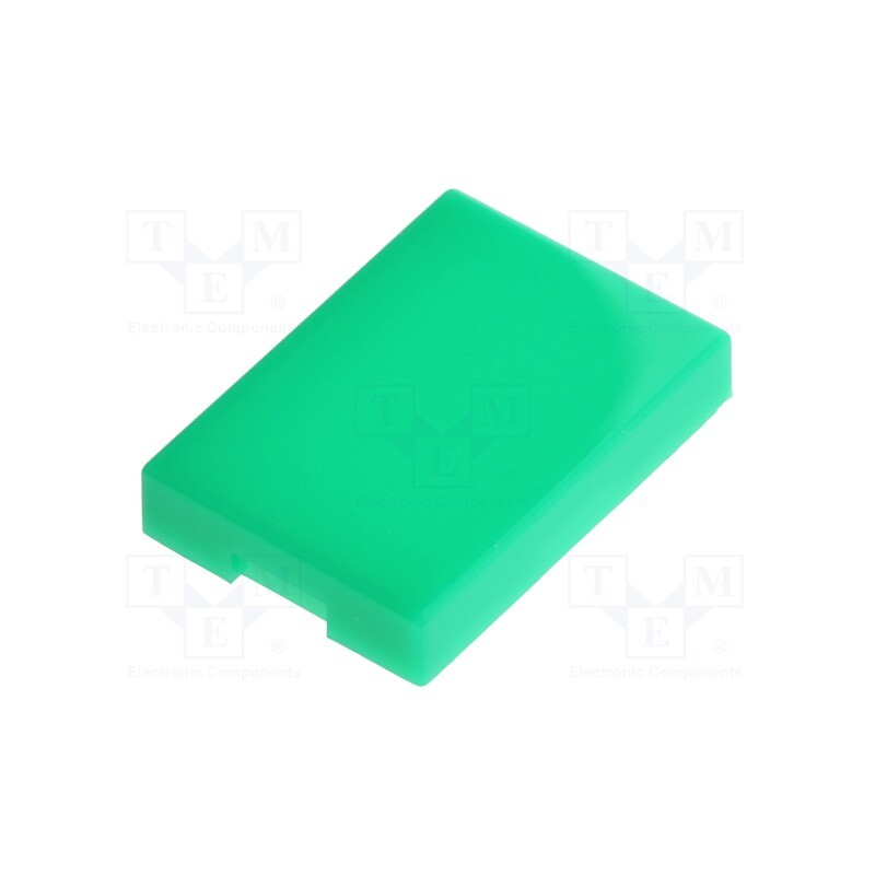 10 pcs : AT4116F - Cap, UB series, 17x12x3mm, green, UB