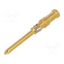 10 pcs : 9150006122 - Contact, male, copper alloy, nickel plated,gold-plated, 1mm2