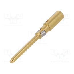10 pcs : 9150006126 - Contact, male, copper alloy, nickel plated,gold-plated, 2.5mm2