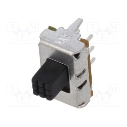 10 pcs : EG2207 - Switch: slide, Pos: 2, DPDT, 0.2A/30VDC, ON-ON, THT, Leads: for PCB