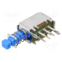 10 pcs : LC2259EENP - Switch: push-button, Pos: 2, DPDT, 0.3A/30VDC, 100MΩ, THT, LC