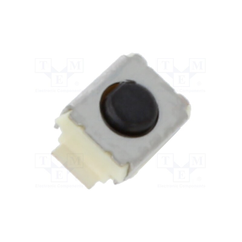 10 pcs : B3U-1000P-B - Microswitch TACT, SPST-NO, Pos: 2, 0.05A/12VDC, SMT, none, 1.5N