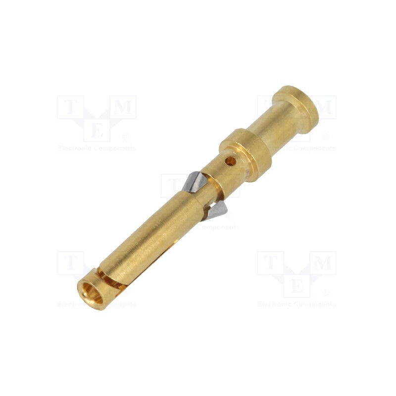 10 pcs : 9150006224 - Contact, female, copper alloy, nickel plated,gold-plated, Han® D