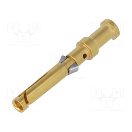 10 pcs : 9150006225 - Contact, female, copper alloy, nickel plated,gold-plated, Han® D
