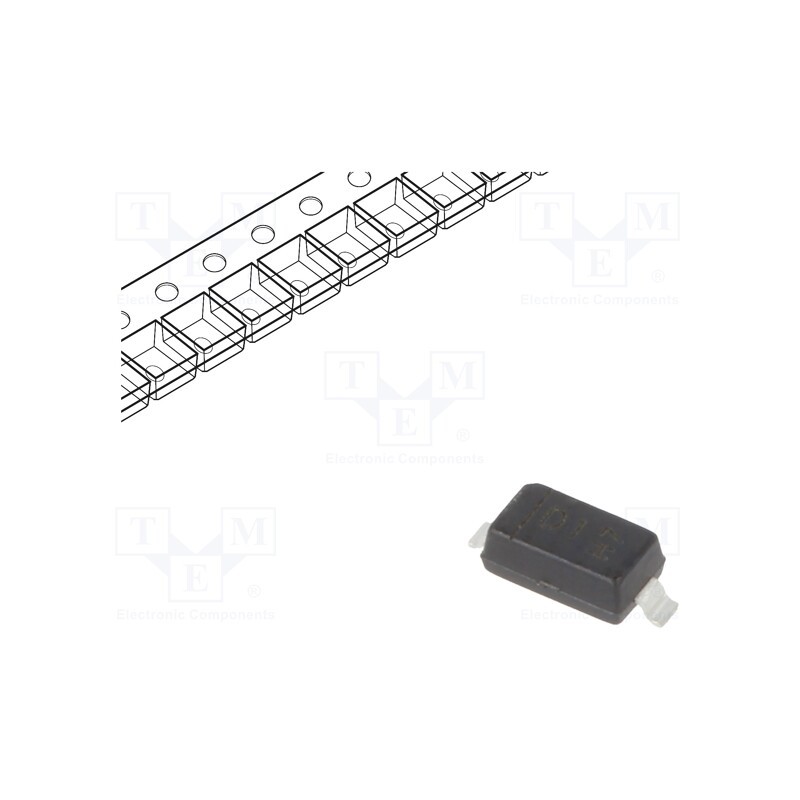 50 pcs : DDZ9678-7 - Diode: Zener, 0.5W, 1.8V, SMD, , SOD123, single diode
