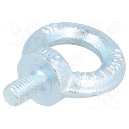10 pcs : SZU10 - Lifting eye bolt, M10x17, Head: eye, steel, zinc, DIN 580, 25mm