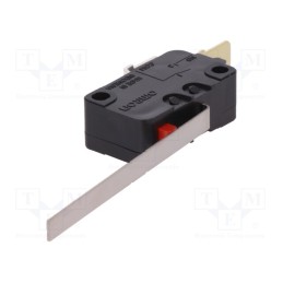 10 pcs : D3V-163-3C5 - Microswitch SNAP ACTION, 16A/250VAC, 10A/30VDC, with lever, IP40