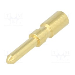 10 pcs : 9151006121 - Contact, male, 2mm, gold-plated, 0.75÷2.5mm2, crimped, for cable
