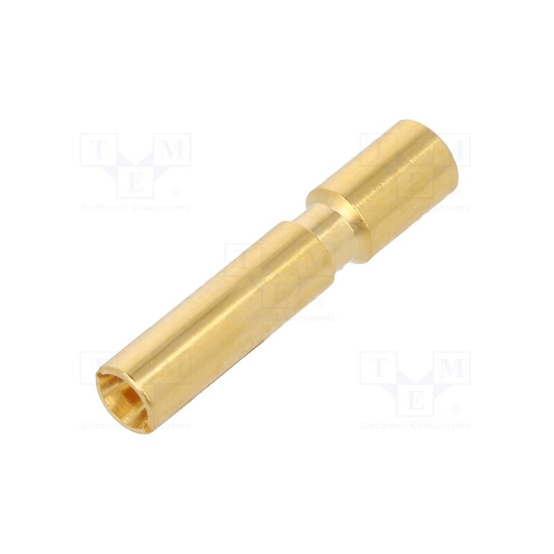 10 pcs : 9151006221 - Contact, female, 2mm, gold-plated, 0.75÷2.5mm2, crimped, for cable
