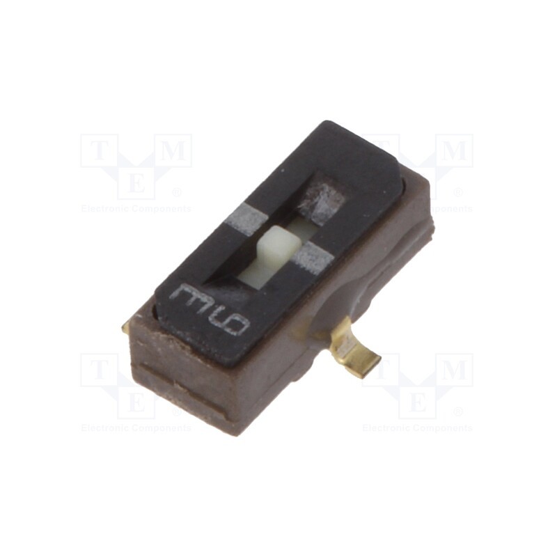 10 pcs : CJS-1201B - Switch: slide, Pos: 3, SPDT, 0.1A/6VDC, ON-OFF-ON, SMT, -40÷85°C