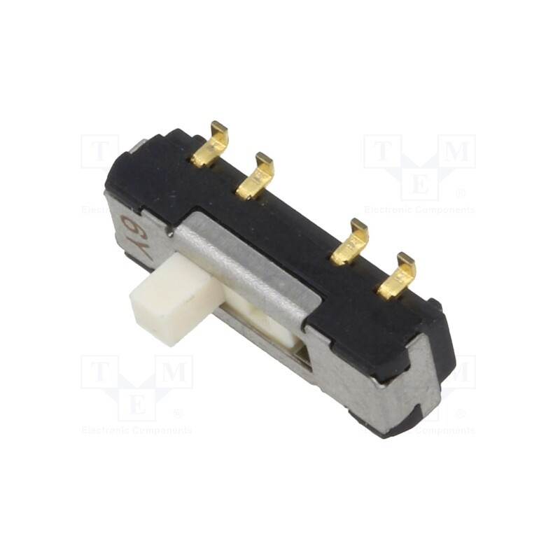 10 pcs : CL-SB-23B-02 - Switch: slide, Pos: 3, DP3T, 0.2A/12VDC, ON-ON-ON, SMT, -40÷85°C