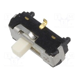 10 pcs : CL-SB-12B-02 - Switch: slide, Pos: 2, SPDT, 0.2A/12VDC, ON-ON, SMT, Leads: straight