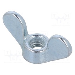 50 pcs : 1099183 - Nut, winged, M6, 1, steel, Plating: zinc, BN 208, DIN 315