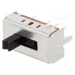 10 pcs : OS203011MS1QP1 - Switch: slide, Pos: 3, DP3T, 0.1A/12VDC, ON-ON-ON, THT, -30÷70°C
