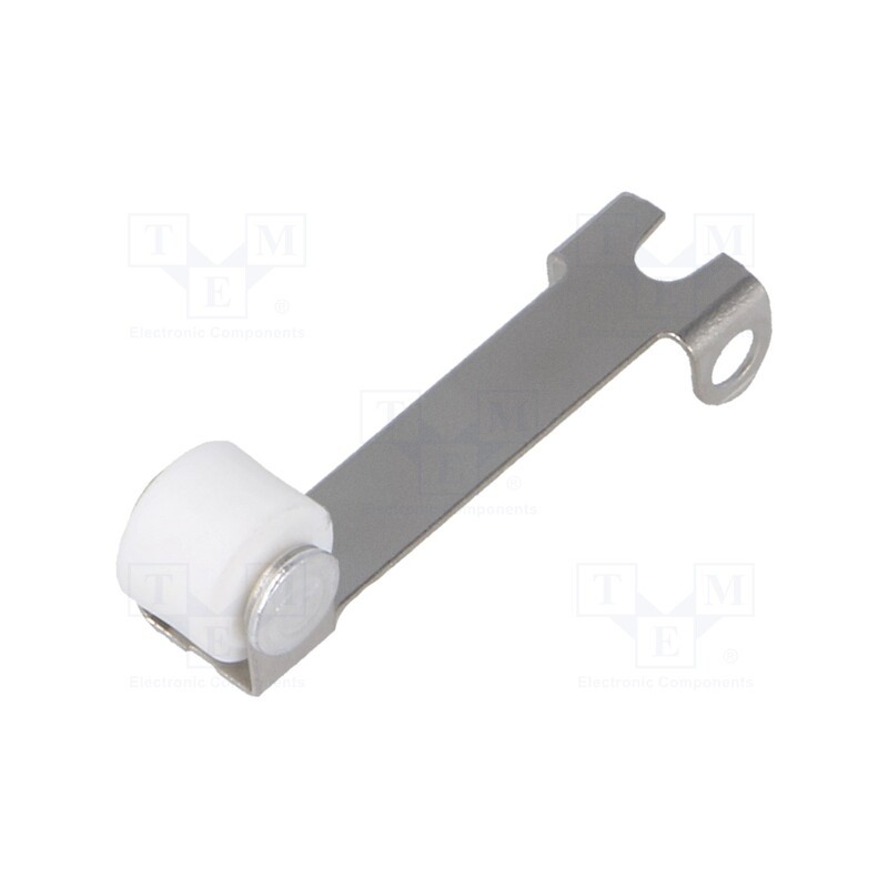 10 pcs : 7140260 - Lever with roller, 19mm, DC series, Colour: silver, DC