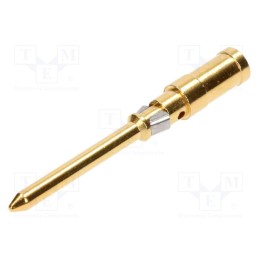 10 pcs : 9152006121 - Contact, male, copper alloy, gold-plated, 1.5mm2, 16AWG, crimped