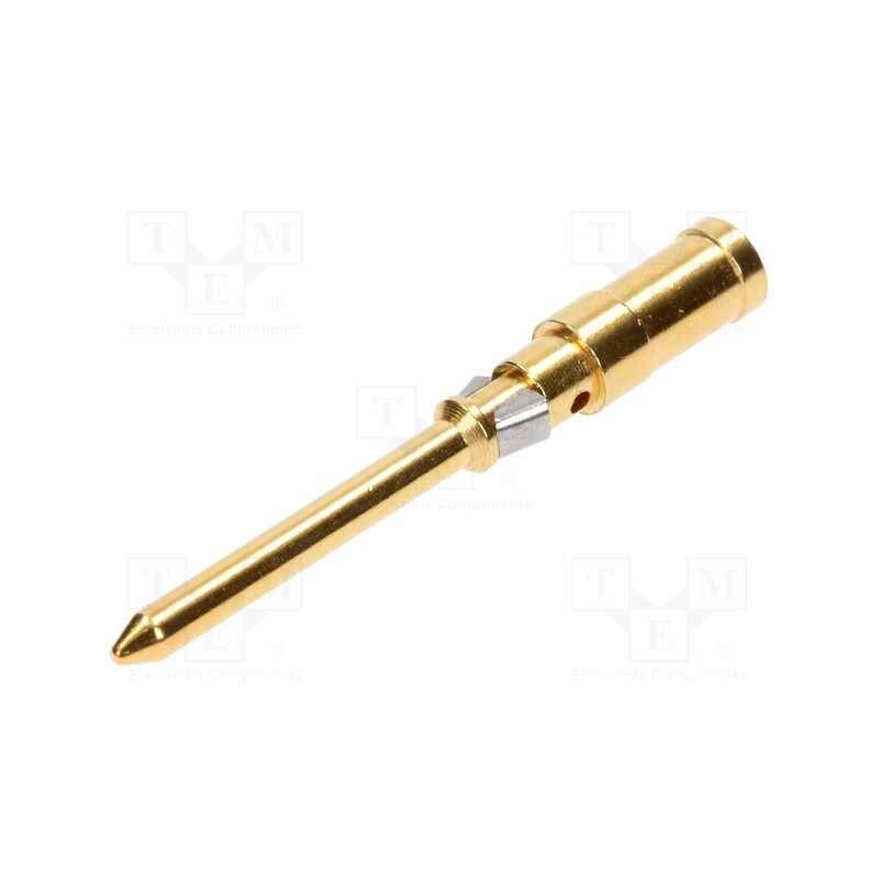 10 pcs : 9152006121 - Contact, male, copper alloy, gold-plated, 1.5mm2, 16AWG, crimped