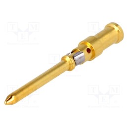 10 pcs : 9152006124 - Contact, male, copper alloy, gold-plated, 0.14÷0.37mm2, crimped