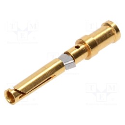 10 pcs : 9152006221 - Contact, female, copper alloy, gold-plated, 1.5mm2, 16AWG, crimped