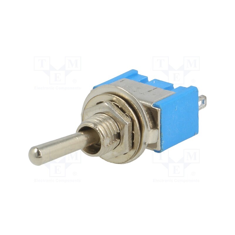 10 pcs : - Switch: toggle, Pos: 3, SP3T, ON-OFF-ON, 3A/250VAC, -25÷85°C, 20mΩ