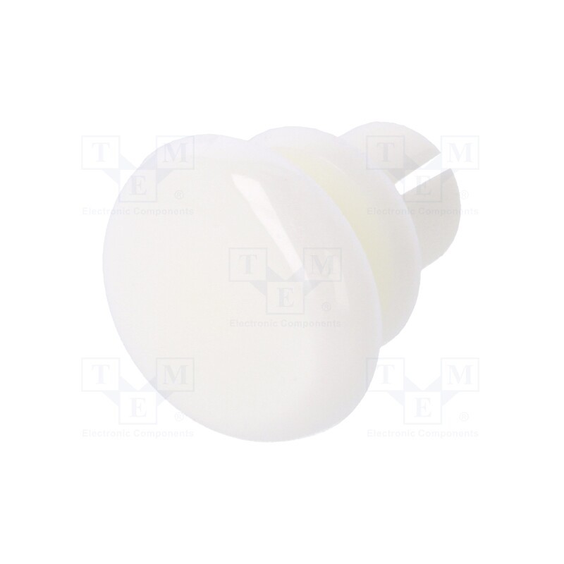 50 pcs : 8G4026.0X4.0W - Rivet, polyamide, L.rivet: 6mm, Panel cutout diam: 6.1mm, white