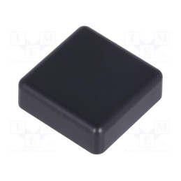 50 pcs : TACT-2BSBK - Button, square, black, 12x12mm, TACTS-24N-F,TACTS-24R-F
