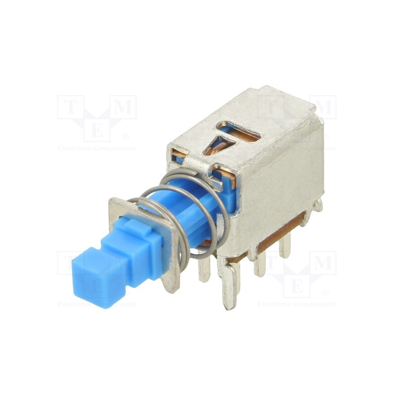 10 pcs : LC2255EENP - Switch: push-button, Pos: 2, DPDT, 0.3A/30VDC, Rcont max: 200mΩ