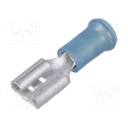 20 pcs : 9-160313-2 - Terminal: flat, 6.3mm, 0.8mm, female, 1÷2.5mm2, crimped, for cable