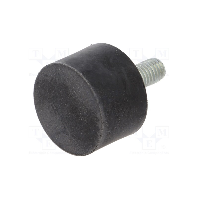 10 pcs : DVA.4-30-20-M8-20-40 - Vibroisolation foot, Ø: 30mm, H: 20mm, Shore hardness: 40±5, 310N